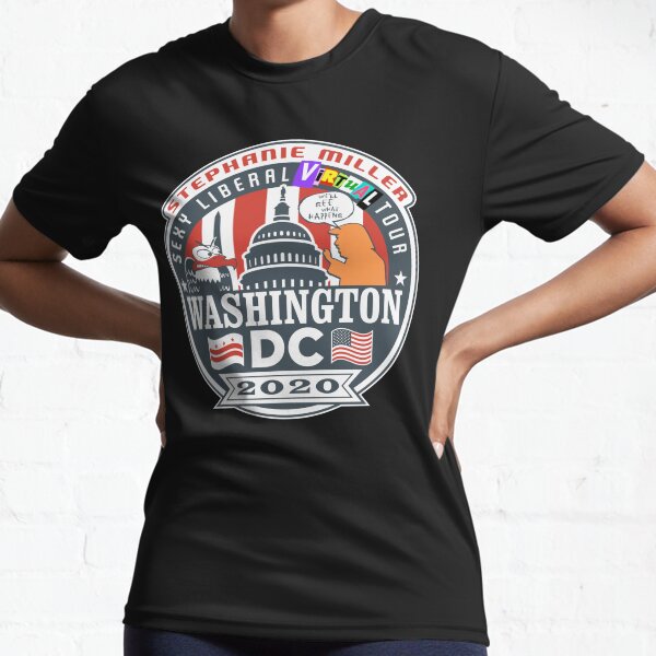 Stephanie Miller's Sexy Liberal Virtual Tour - DC Active T-Shirt