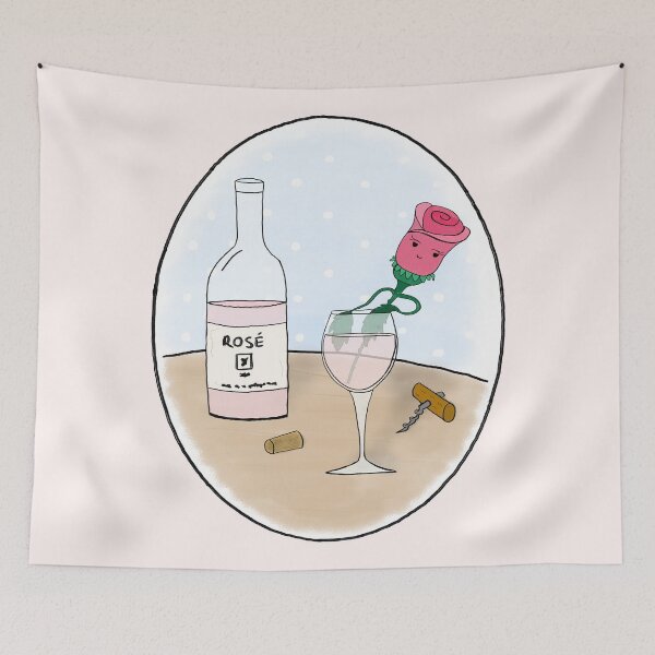 Item preview, A Rose In A Rosé Wine Bath designed and sold by THNKDESIGN.