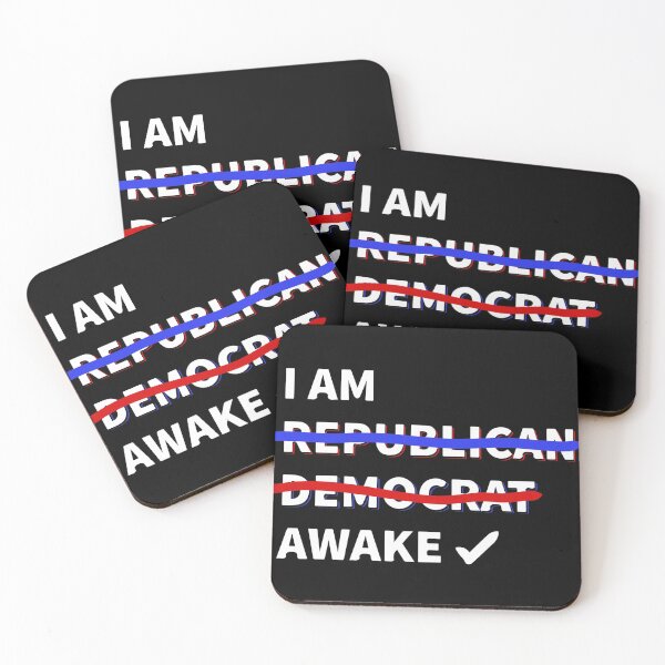 Item preview, I am awake (Election design Democrat Republican)  designed and sold by Dan Brady.