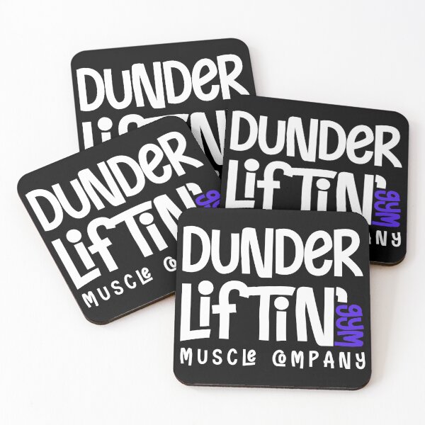 Item preview, Dunder Lifting Gym Muscle Company designed and sold by BeYourOwnHero.