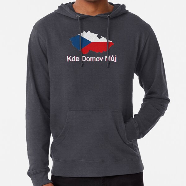 Czech Republic Country Flag Design Lightweight Hoodie