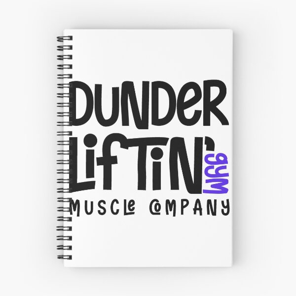 Item preview, Dunder Lifting Gym Muscle Company designed and sold by BeYourOwnHero.