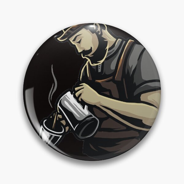Item preview, Brutal Barista with coffee  designed and sold by coffeeapparel.