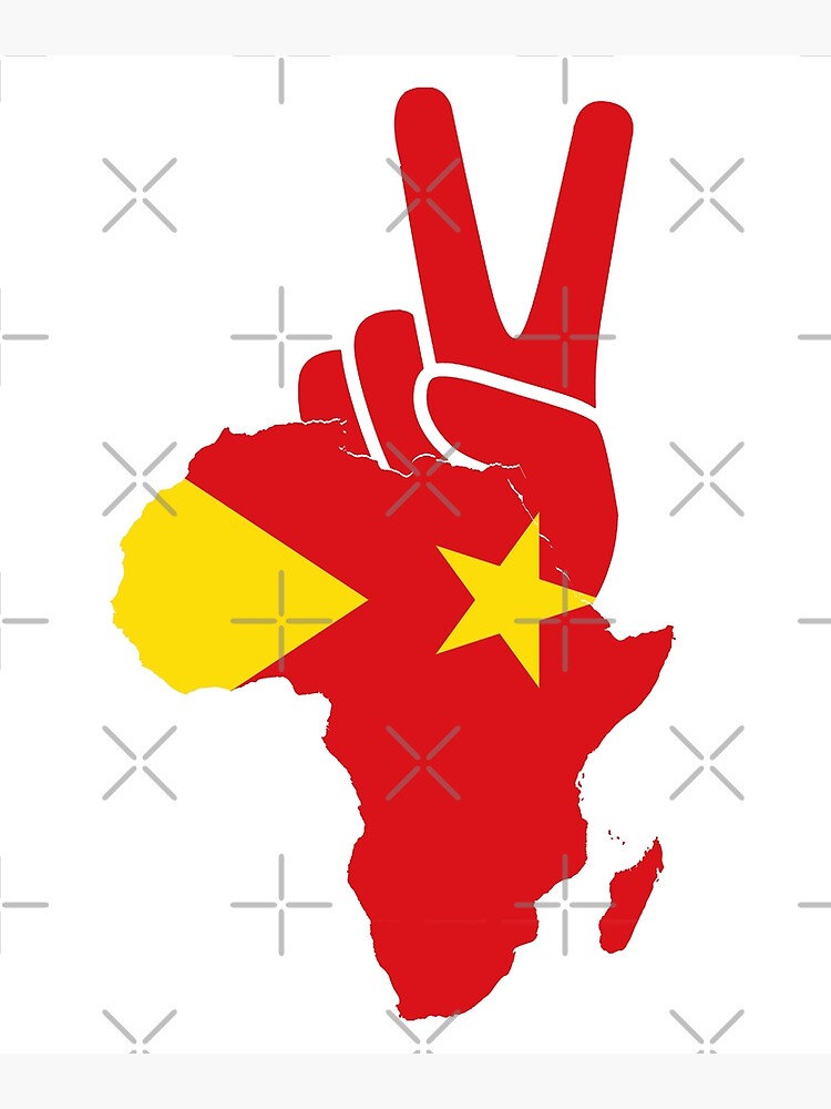 " Tigray Peace Africa Proud flag Ethiopian Tigray " Photographic Print