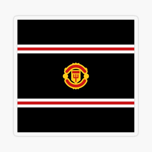 flag Manchester United Transparent Sticker