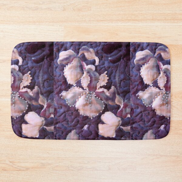 Item preview, Quilted Iris With Beading designed and sold by Jean Gregory Evans.