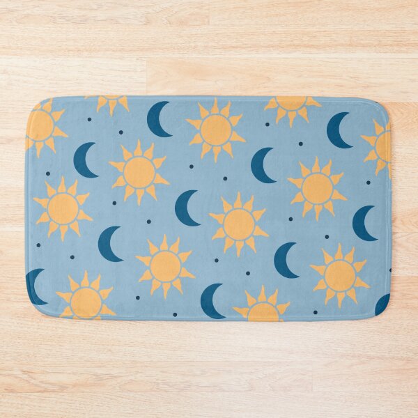 Item preview, Sun & Moon Pattern - Light Blue designed and sold by hellocando.