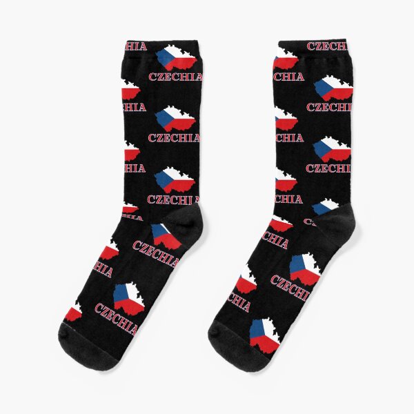 Czechia Country Flag Design Socks