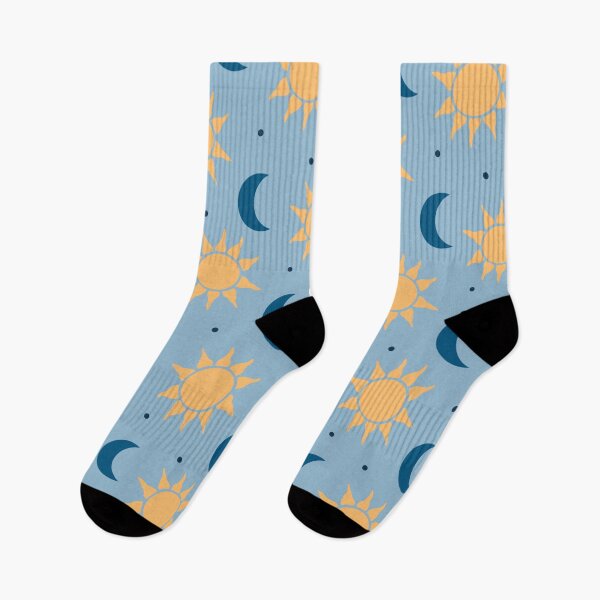 Item preview, Sun & Moon Pattern - Light Blue designed and sold by hellocando.