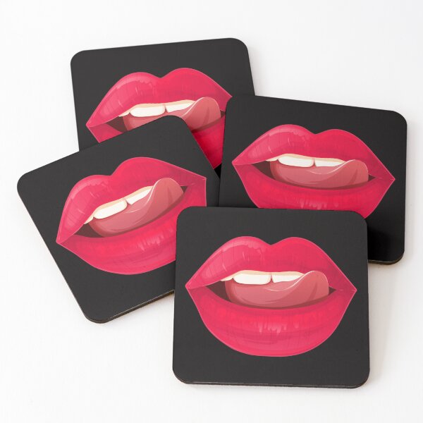 Item preview, Sexy Red Lips Gifts - Lips with Licking Tongue Gift Ideas designed and sold by merkraht.