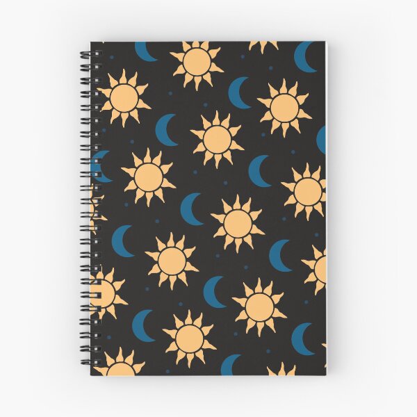 Item preview, Sun & Moon Pattern - Midnight Black designed and sold by hellocando.