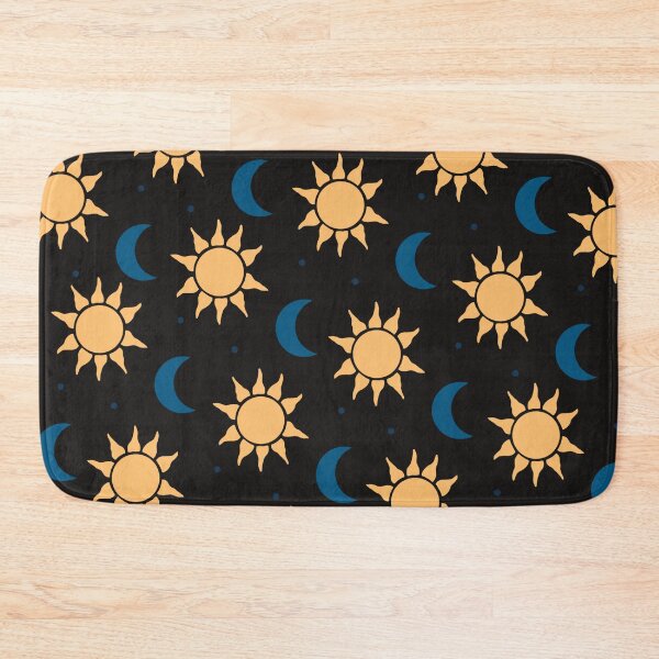 Item preview, Sun & Moon Pattern - Midnight Black designed and sold by hellocando.
