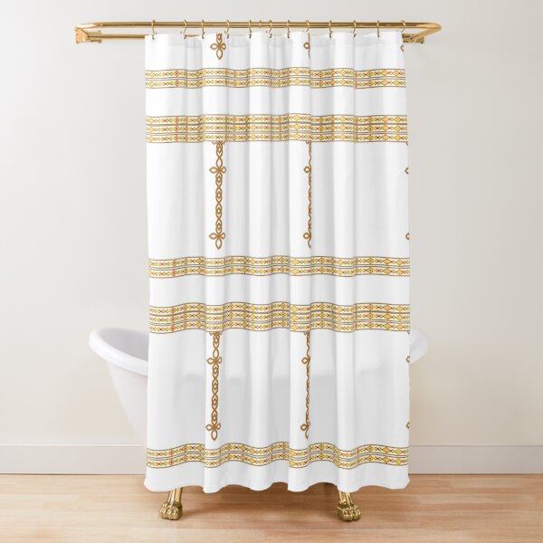 Tibeb 3 Shower Curtain