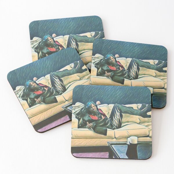 F@%K Yo Couch Coasters (Set of 4)