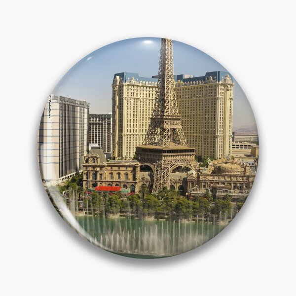 Item preview, Bellagio Fountains and Paris Las Vegas designed and sold by QuackerSnaps.