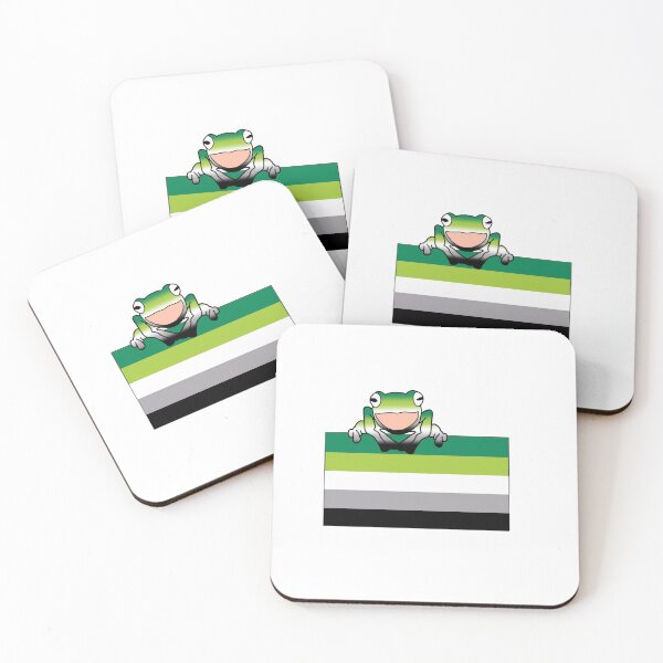 Item preview, Aromantic Frog Flag designed and sold by anchorsinastorm.
