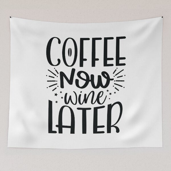 Item preview, Coffee now wine later designed and sold by Brian Kroijer.