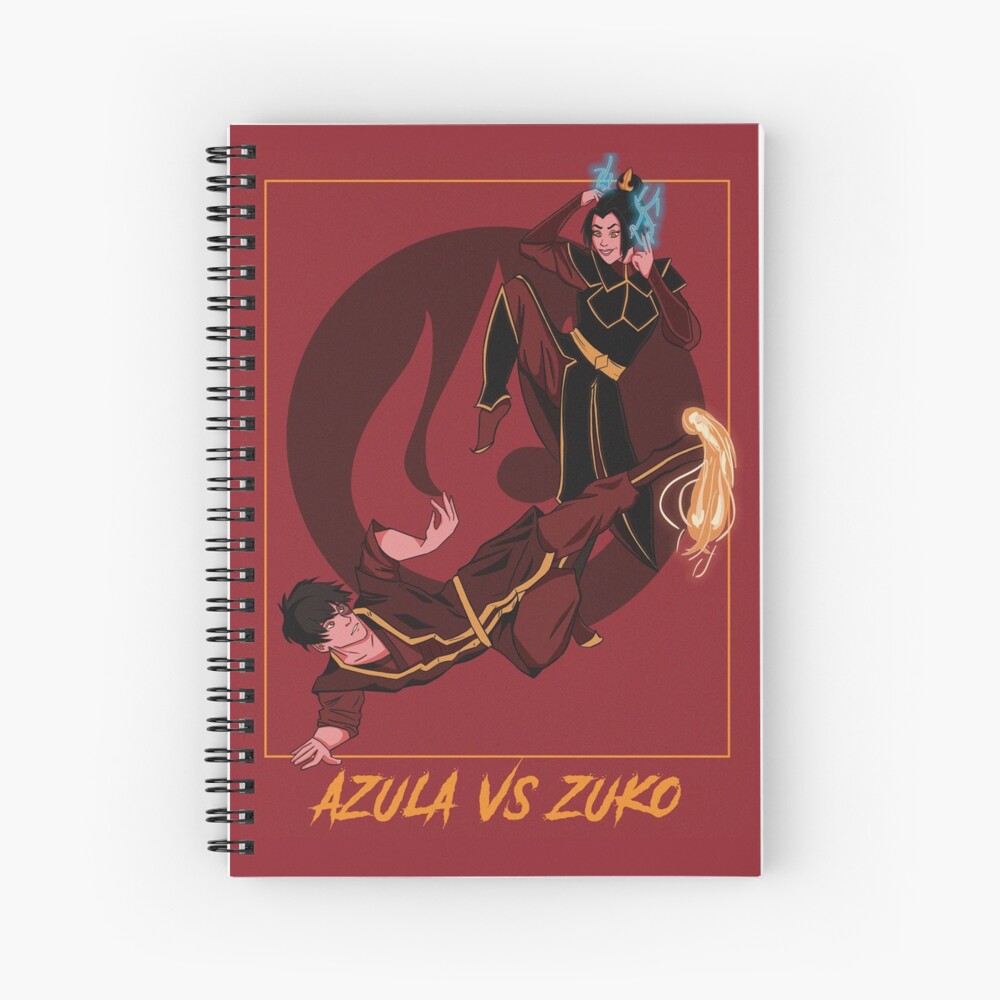 Azula Vs Zuko Zuko Azula Avatar Fan Art Spiral Notebook For