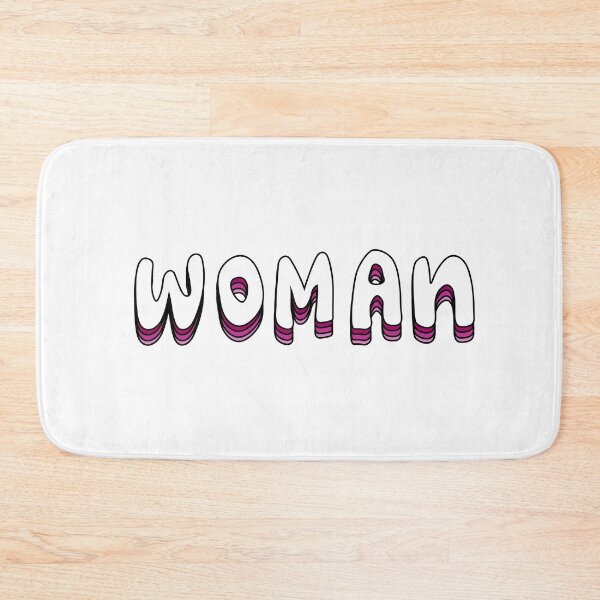 Item preview, Woman Layered Bubble Text Graphic, Pink designed and sold by Sarah Lopez.