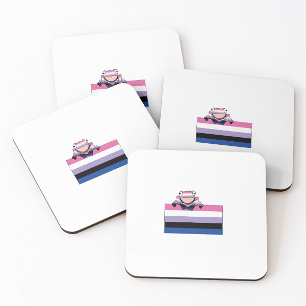 Item preview, Genderfluid Frog Flag designed and sold by anchorsinastorm.
