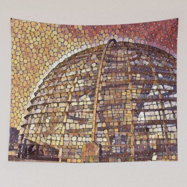 Item preview, Germany Reichstag Dome Artistic Illustration Retina Stones Style designed and sold by D4li98.