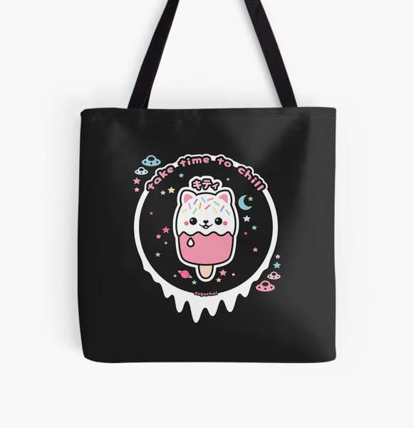 Catsicle Tote Bag