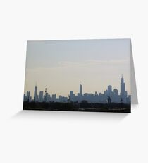 Chicago City Skyline Greeting Card