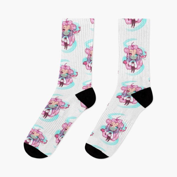 Item preview, cute kawaii girl with pink fish designed and sold by Jenny Romeril.