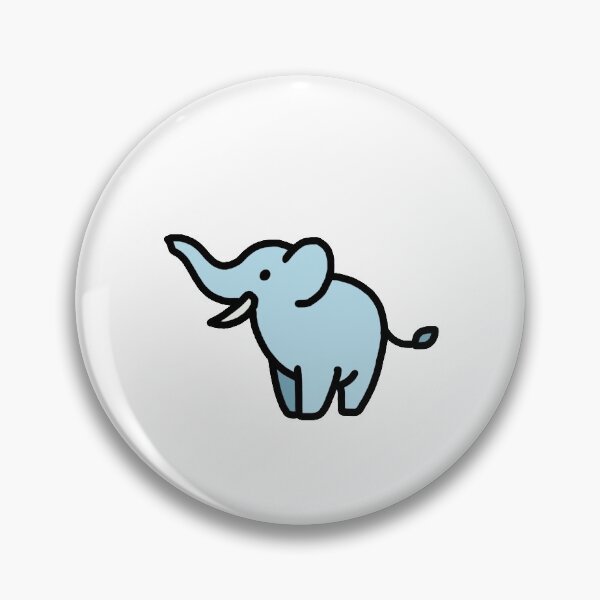 Item preview, Blue elephant  designed and sold by CocoRocks.