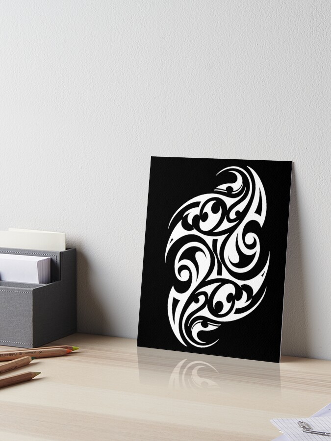 An Authentic And Traditional Tribal Tattoo Of The New Zealand Maori A Striking Polynesian Symbol Of Maoritanga Pride And Culture A Fantastic Gift For Those Interested In The Art Of Tattoo Art