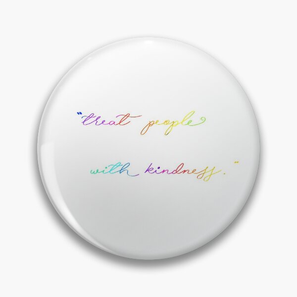 Item preview, Treat people with kindness (rainbows) designed and sold by Roseshop01.