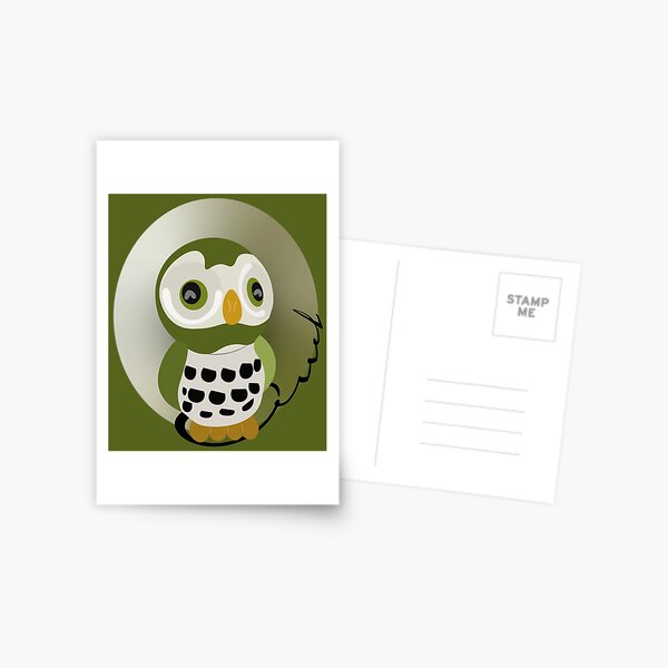Owly Postcard
