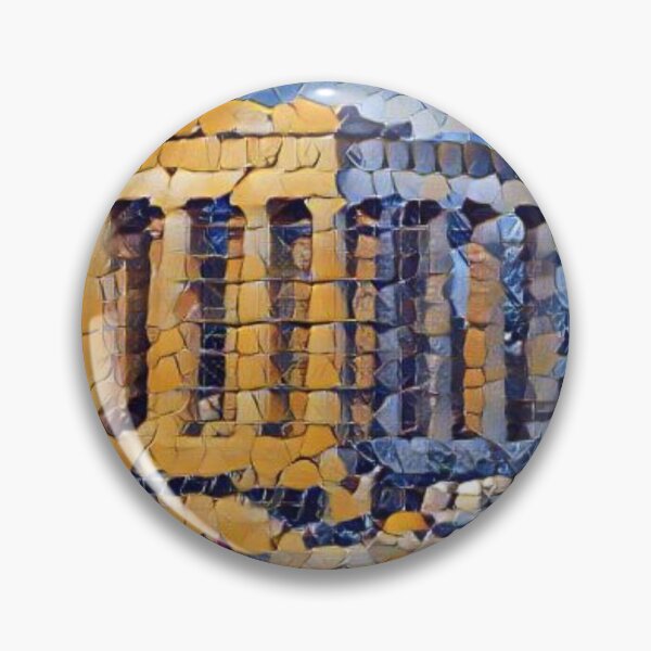 Item preview, Greece Parthenon Artistic Illustration Classic Random Mosaic Style designed and sold by D4li98.