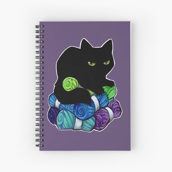 Yarn hoarding void Spiral Notebook