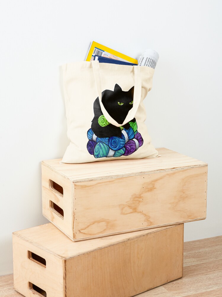 Alternate view of Yarn hoarding void Tote Bag