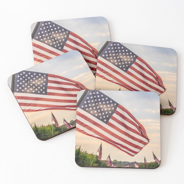 Item preview, American Flag against Blue Sky designed and sold by Dianes-ART47.