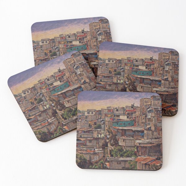 Item preview, Guatemala City Slum Artistic Illustration Old Chaotic Style designed and sold by D4li98.