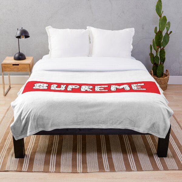 Supreme Box Logo Throw Blankets | Redbubble