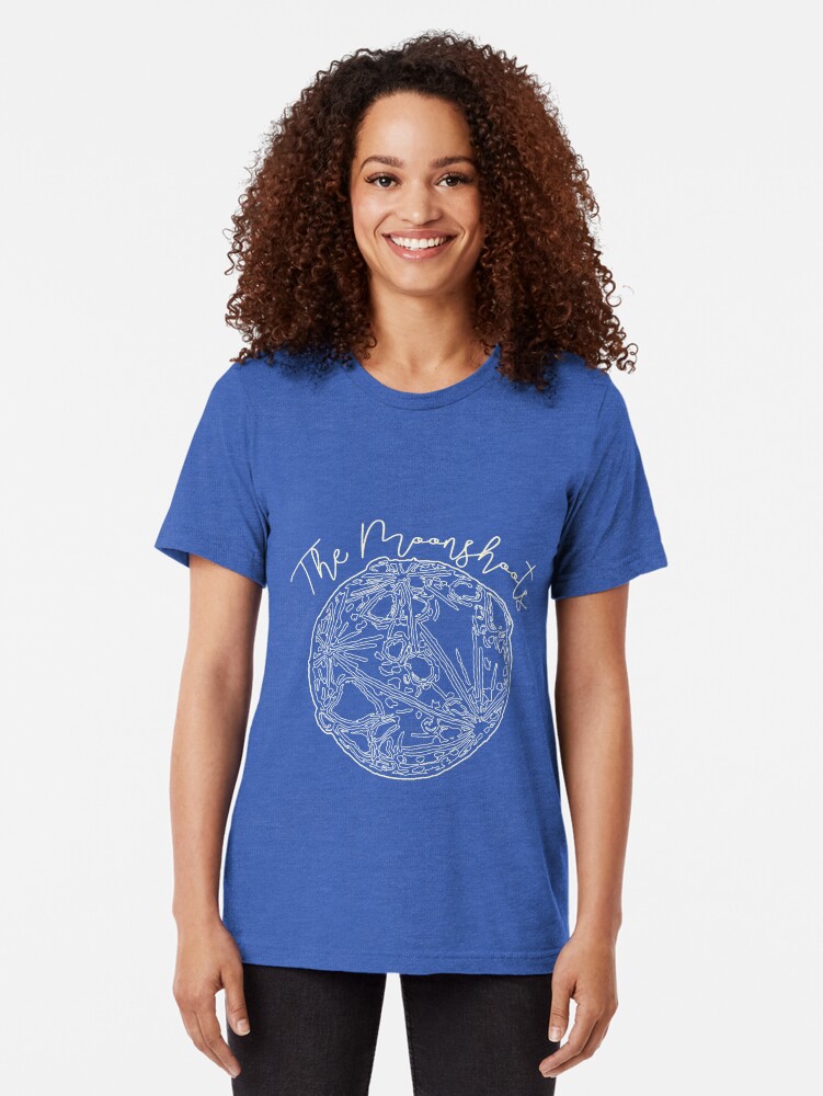 Alternate view of The Moonshoots Logo 2020 Tri-blend T-Shirt