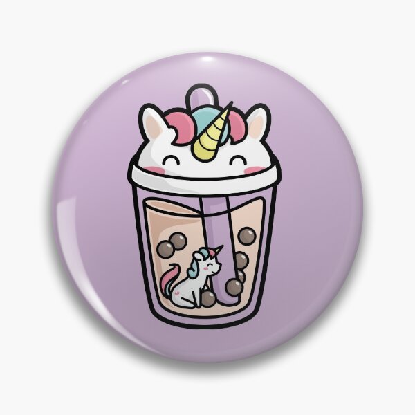 Artikelvorschau, Bubble Tea mit Cute Kawaii Unicorn Inside entworfen und verkauft von BobaTeaMe.