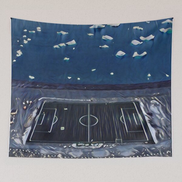 Item preview, Greenland Football Field Qeqertarsuaq AeDeep Blue Style designed and sold by D4li98.