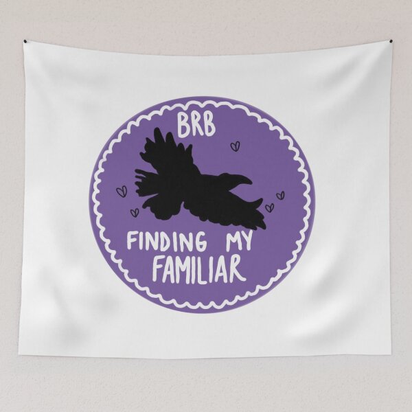Item preview, finding my familiar - raven version designed and sold by joviantraveler.