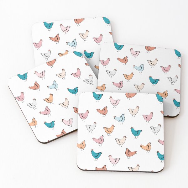 Item preview, Chickens - White designed and sold by littlearrow.
