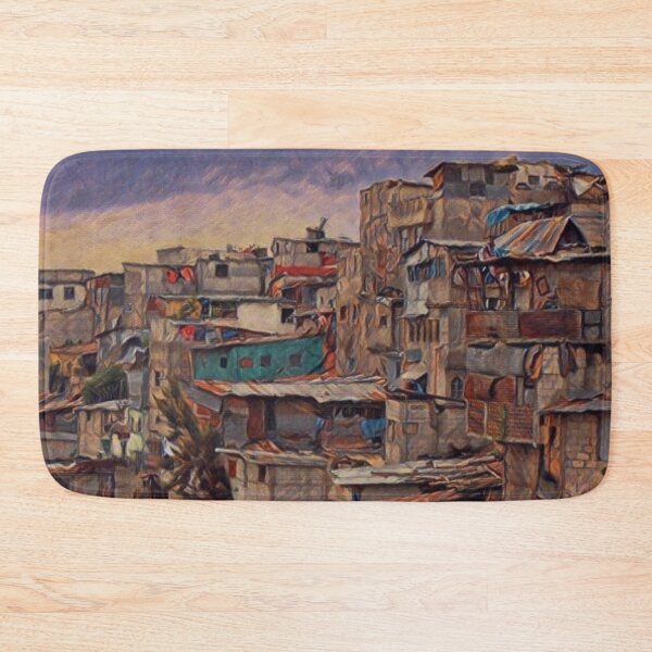 Item preview, Guatemala City Slum Artistic Illustration Old Chaotic Style designed and sold by D4li98.