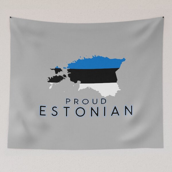 Item preview, Proud Estonian Country Flag Of Estonia Outline designed and sold by JG0024.