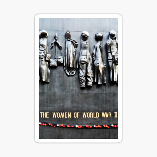 World War II Women Memorial Sticker