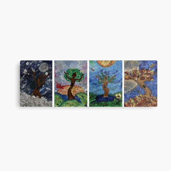 Four Season Line Dance Metal Print