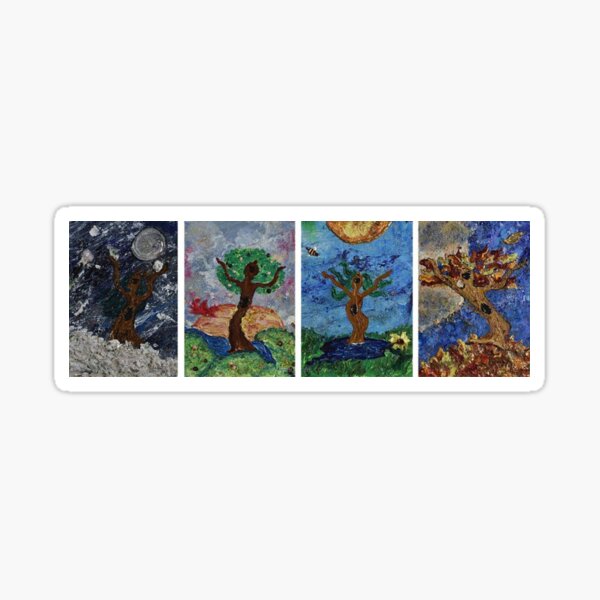 Four Season Line Dance Sticker