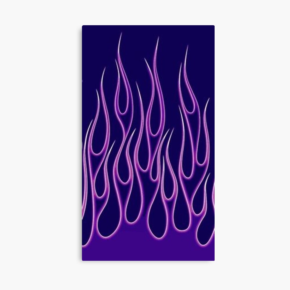 Dark Purple Flames Photographic Print By Hannahwyt Redbubble
