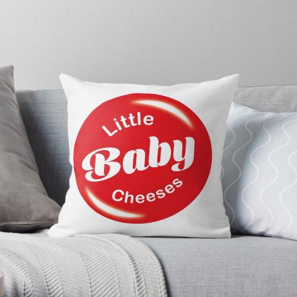 Little baby cheeses, Kath & Kim Throw Pillow